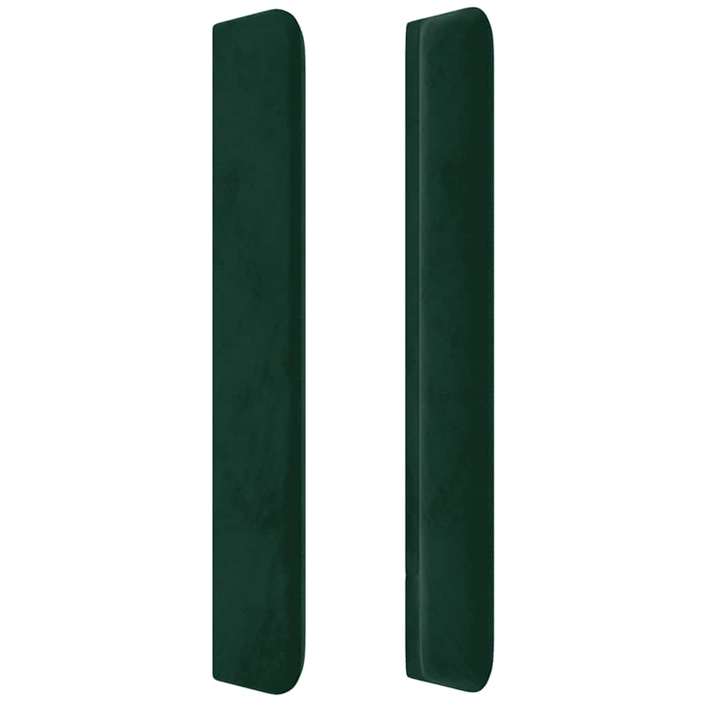 vidaXL Κεφαλάρι με Πτερύγια Πράσινο 183x16x118/128 εκ. Βελούδινο