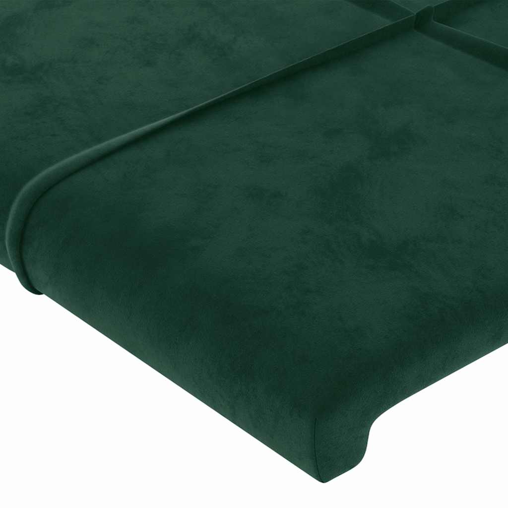 vidaXL Κεφαλάρι με Πτερύγια Πράσινο 183x16x118/128 εκ. Βελούδινο