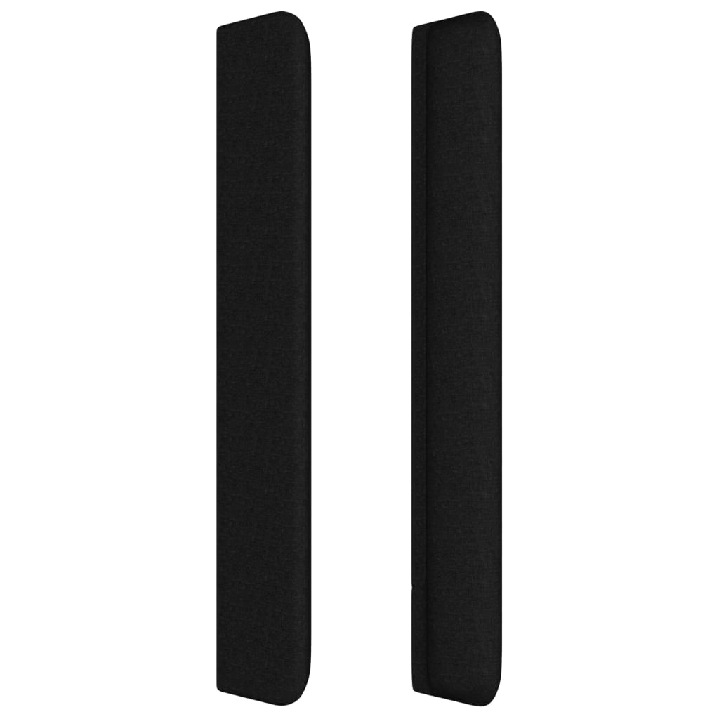 vidaXL Κεφαλάρι με Πτερύγια Μαύρο 163x16x118/128 εκ. Υφασμάτινο