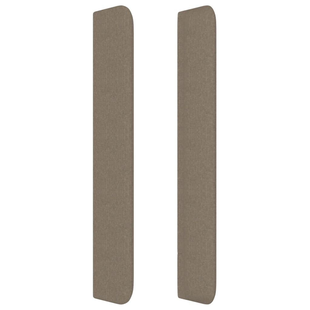 vidaXL Κεφαλάρι με Πτερύγια Taupe 163x16x118/128 εκ. Υφασμάτινο
