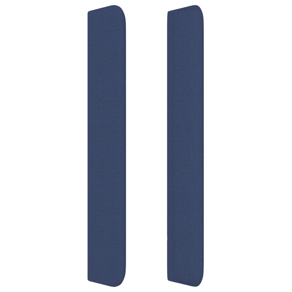 vidaXL Κεφαλάρι με Πτερύγια Μπλε 163x16x118/128 εκ. Υφασμάτινο