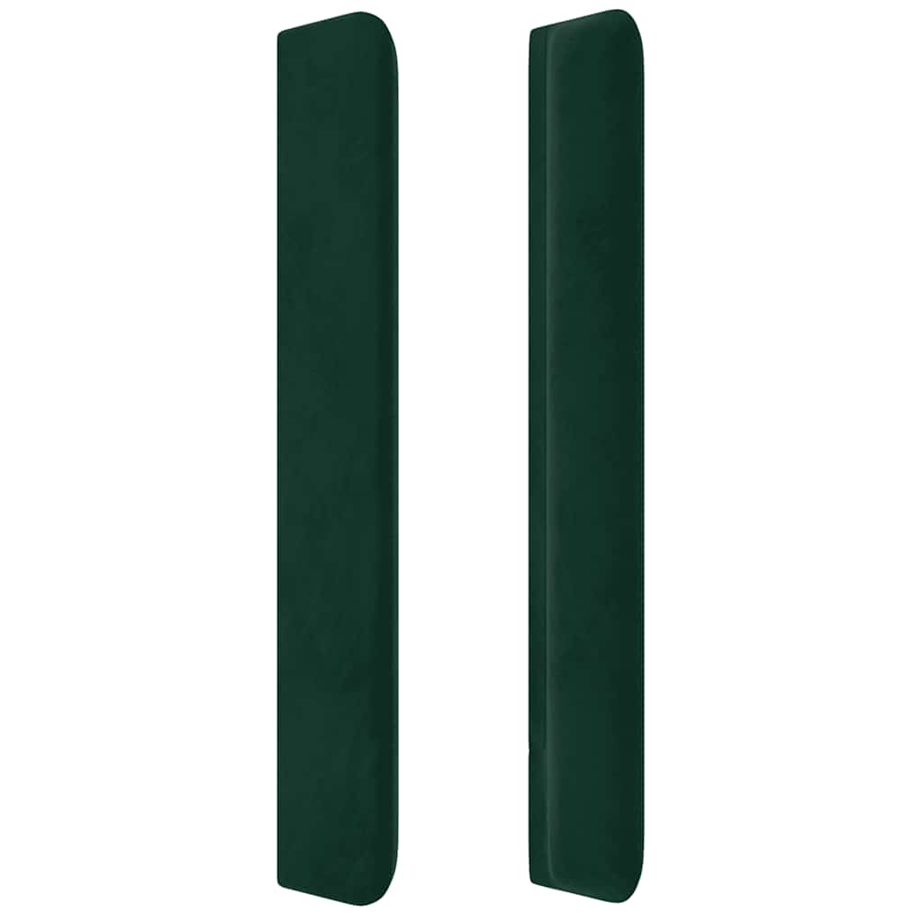 vidaXL Κεφαλάρι με Πτερύγια Πράσινο 83x16x118/128 εκ. Βελούδινο
