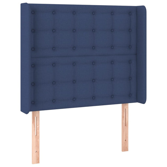 vidaXL Κεφαλάρι με Πτερύγια Μπλε 103x16x118/128 εκ. Υφασμάτινο