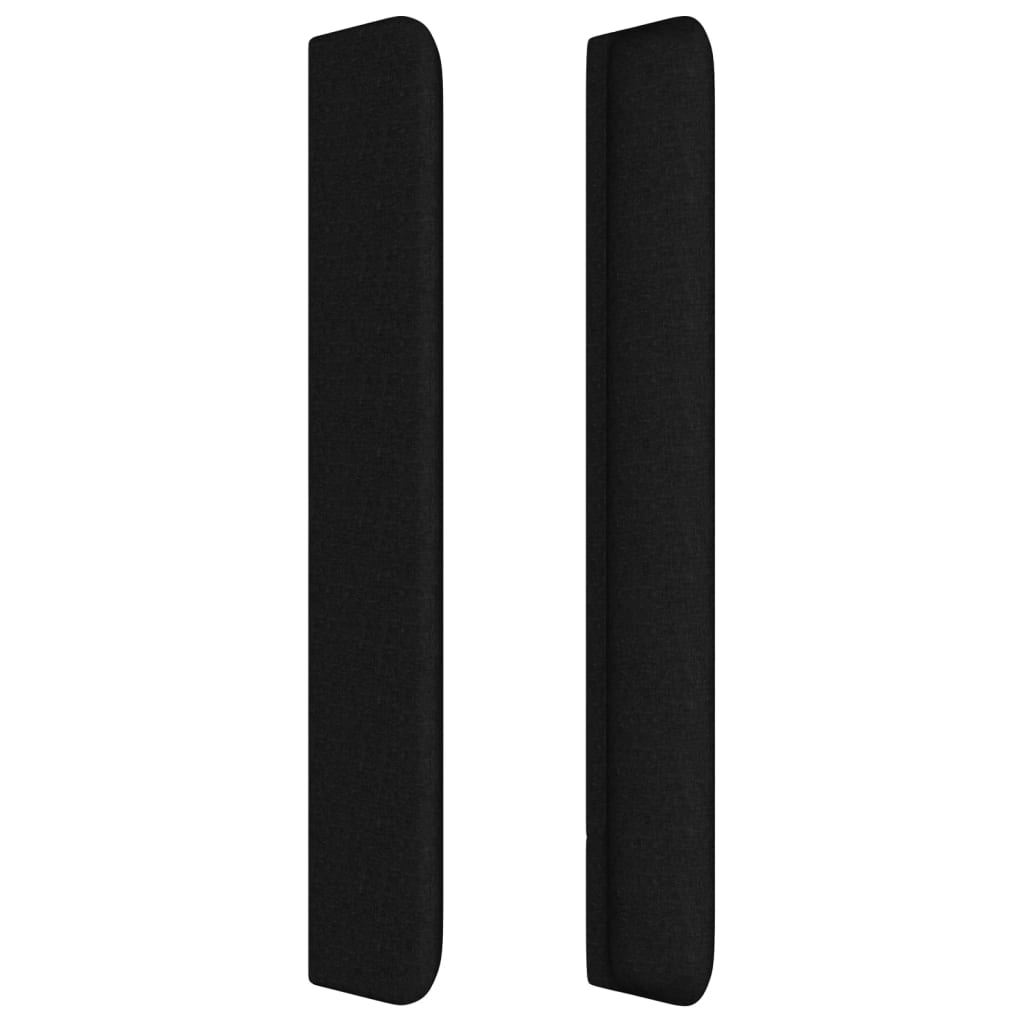 vidaXL Κεφαλάρι με Πτερύγια Μαύρο 163x16x118/128 εκ. Υφασμάτινο