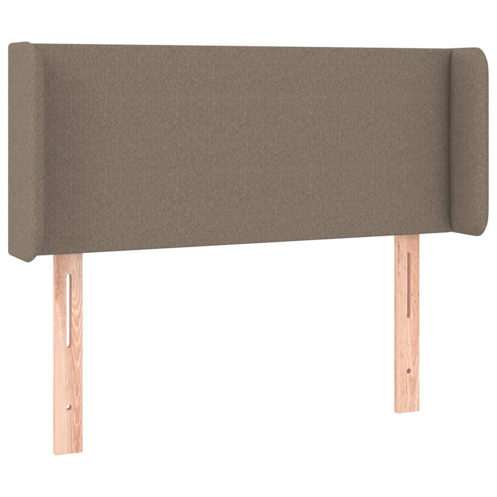 vidaXL Κεφαλάρι Κρεβατιού LED Taupe 93x16x78/88 εκ. Υφασμάτινο