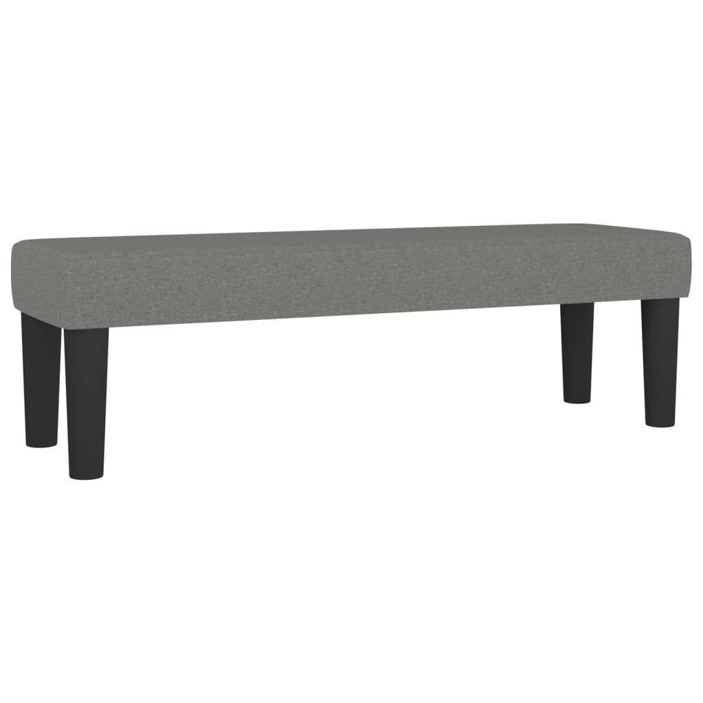 vidaXL Κρεβάτι Boxspring με Στρώμα Σκούρο Γκρι 180x200 εκ Υφασμάτιν