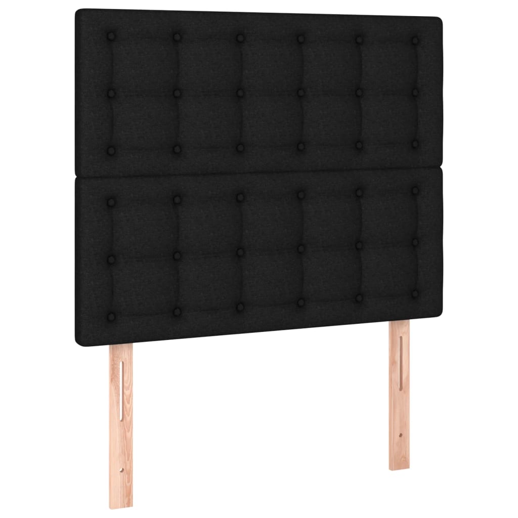 vidaXL Σκελετός Κρεβατιού Χωρίς Στρώμα Μαύρο 120x200 εκ. Υφασμάτινο