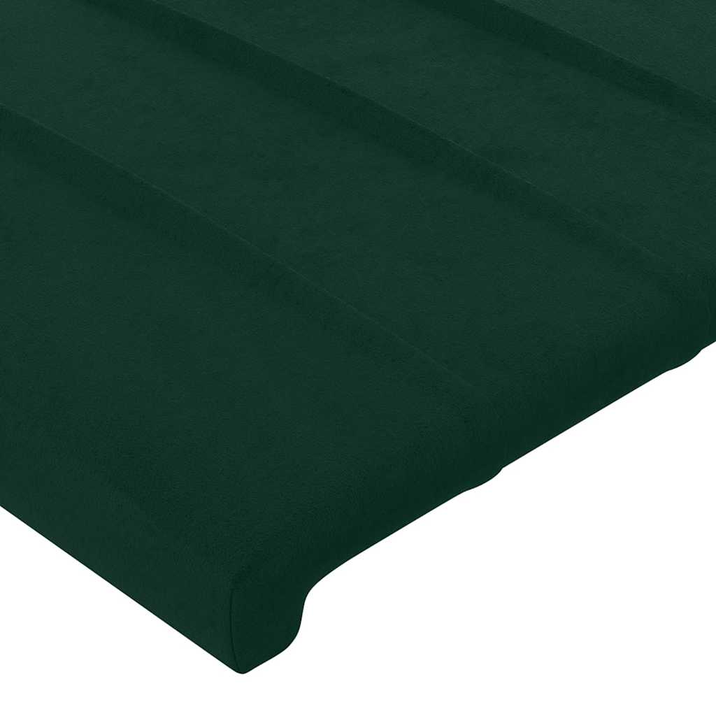 vidaXL Σκελετός Κρεβατιού Χωρίς Στρώμα Πράσινο 90x190 εκ. Βελούδινο