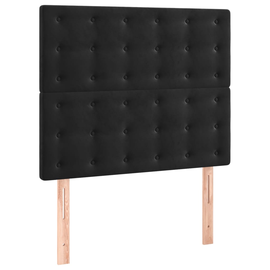 vidaXL Σκελετός Κρεβατιού Χωρίς Στρώμα Μαύρο 120x200 εκ. Βελούδινο
