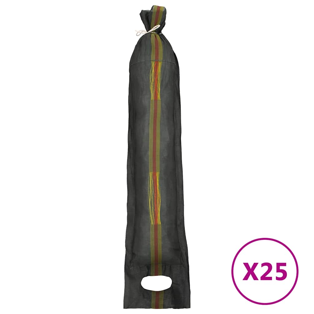 vidaXL Σάκοι Άμμου 25 τεμ. Σκούρο Πράσινο 103 x 25 εκ. από HDPE