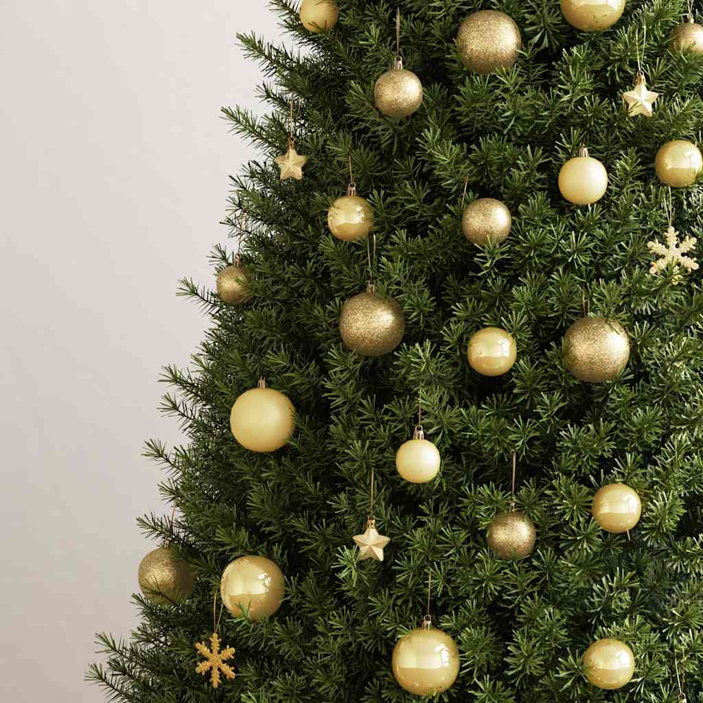 vidaXL Σετ Μπάλες Χριστουγεννιάτικες 111 τεμ. Χρυσές από Πολυστυρένιο