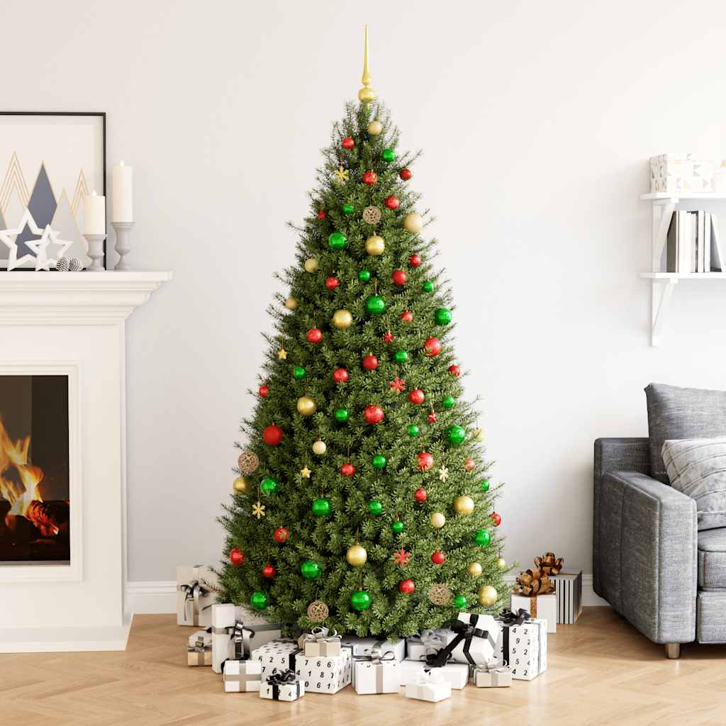 vidaXL Μπάλες Χριστουγεν. 112 τεμ. Κόκκινο/Πράσινο/Χρυσό Πολυστυρένιο