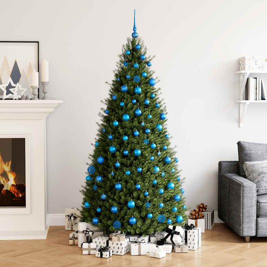 vidaXL Σετ Μπάλες Χριστουγεννιάτικες 111 τεμ. Μπλε από Πολυστυρένιο