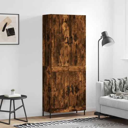 vidaXL Ντουλάπι Καπνιστή Δρυς 69,5x34x180 εκ. από Επεξεργασμένο Ξύλο