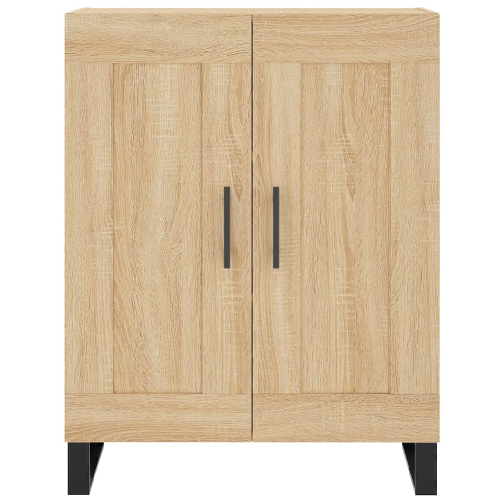 vidaXL Ντουλάπι Sonoma δρυς 69,5 x 34 x 180 εκ. από Επεξεργασμένο Ξύλο