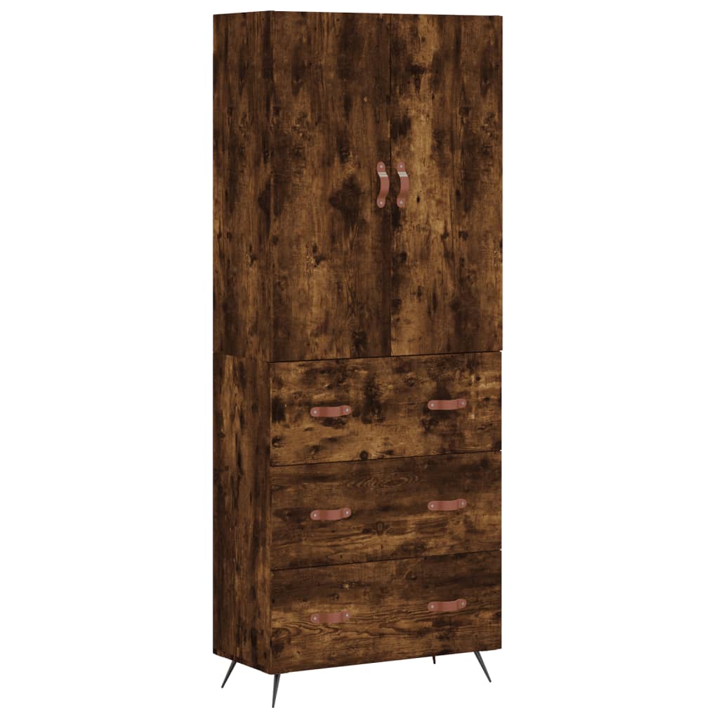 vidaXL Ντουλάπι Καπνιστή Δρυς 69,5x34x180 εκ. από Επεξεργασμένο Ξύλο