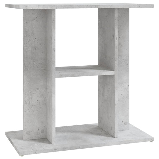 vidaXL Βάση Ενυδρείου Γκρι Σκυροδ. 60x30x60 εκ. από Επεξεργασμένο Ξύλο