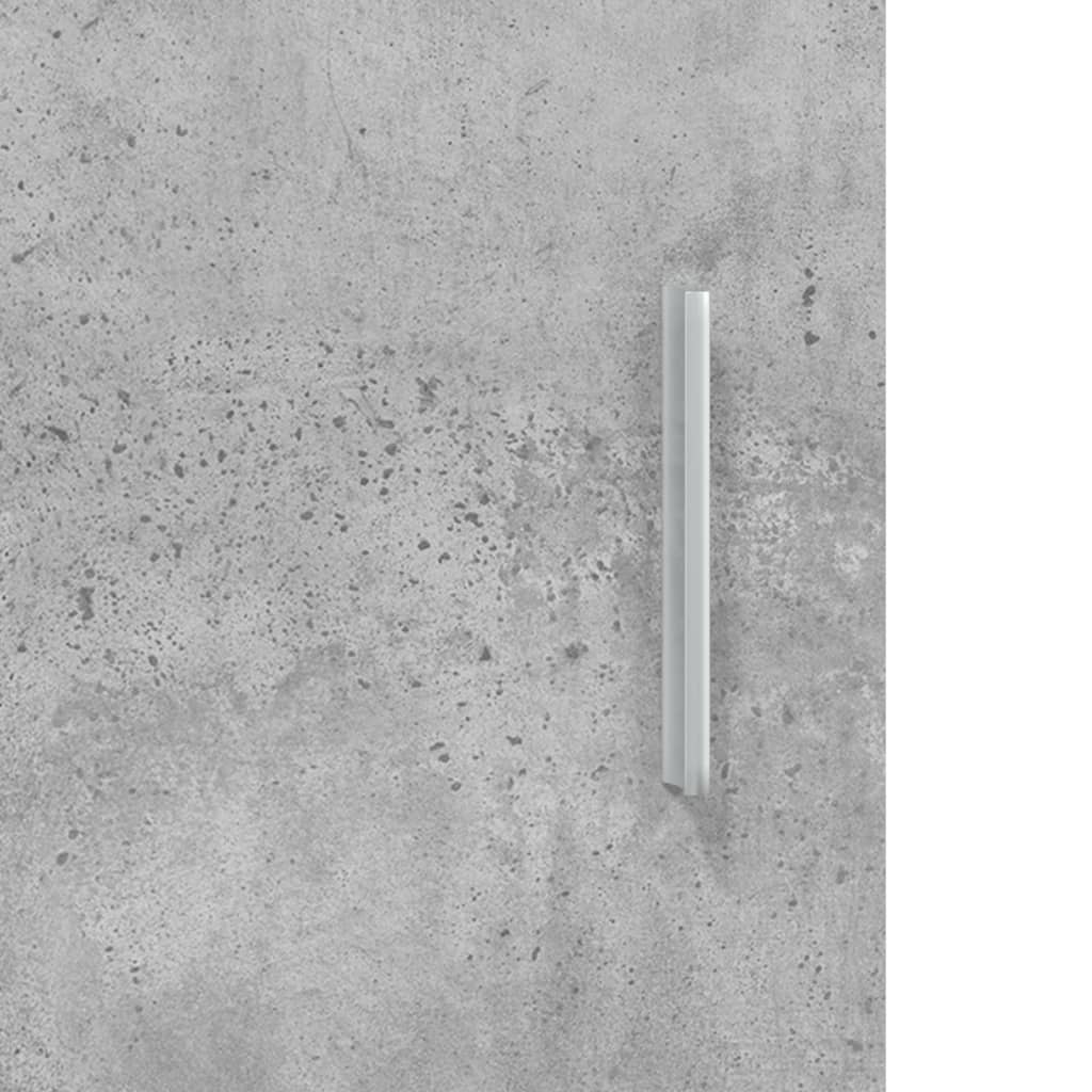 vidaXL Βάση Ενυδρείου Γκρι Σκυροδ. 121x41x58 εκ. Επεξεργασμένο Ξύλο