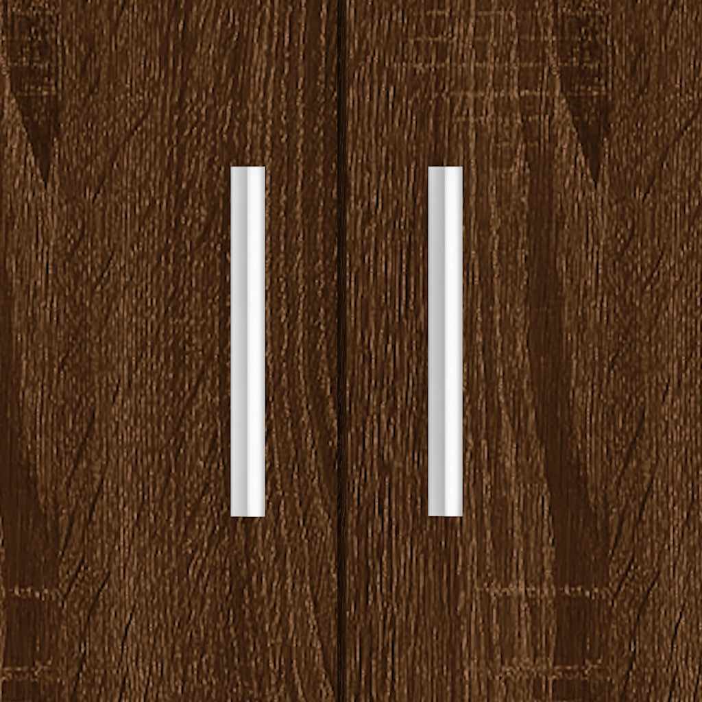 vidaXL Βάση Ενυδρείου Καφέ Δρυς 81x36x73 εκ. από Επεξεργασμένο Ξύλο