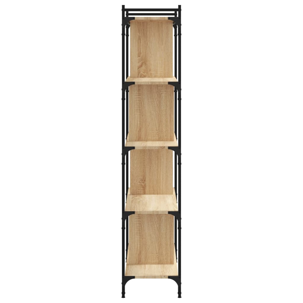 vidaXL Βιβλιοθήκη 5 Επιπέδων Sonoma Δρυς 76 x 32 x 158 εκ. Επεξ. Ξύλο