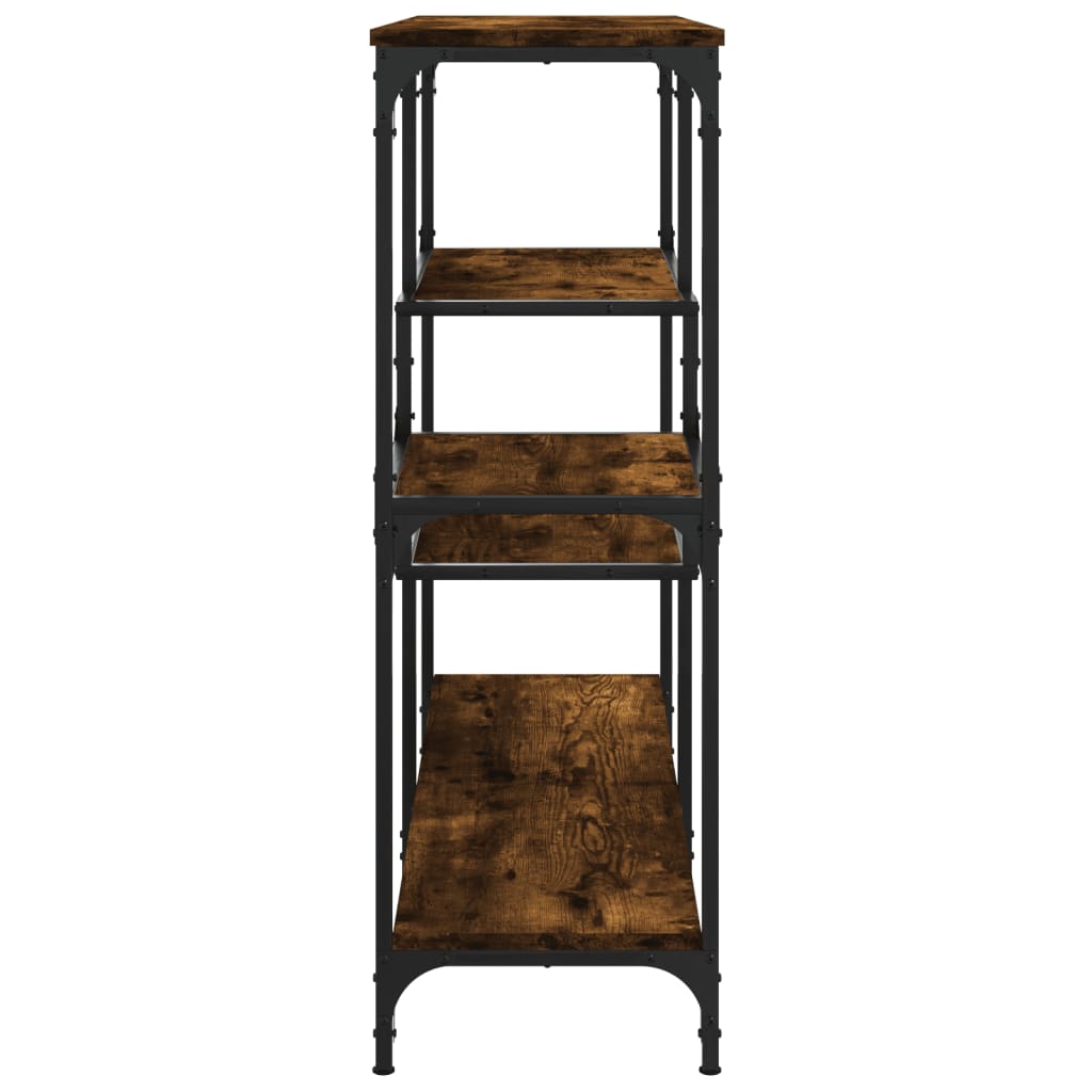 vidaXL Τραπέζι Κονσόλα Καπνιστή Δρυς 103x32x95 εκ. Επεξεργασμένο Ξύλο