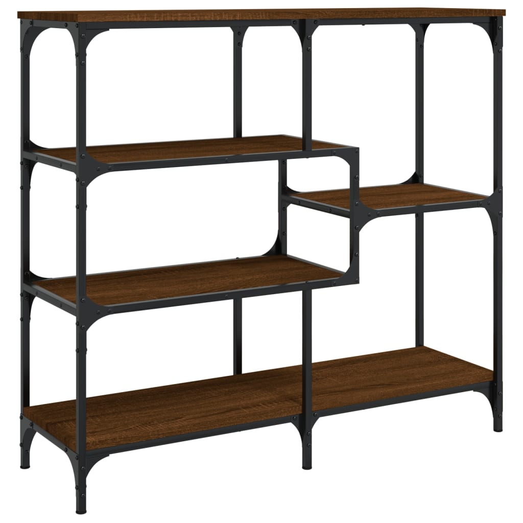 vidaXL Τραπέζι Κονσόλα Καφέ Δρυς 103x32x95 εκ. Επεξεργασμένο Ξύλο