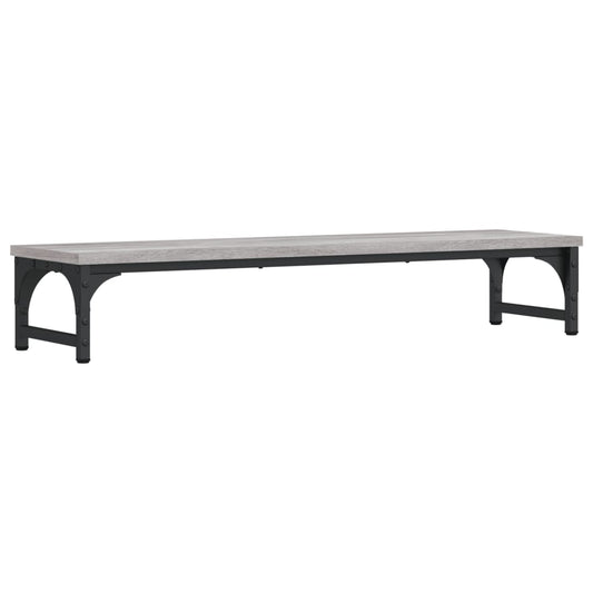 vidaXL Βάση Οθόνης Γκρι Sonoma 85x23x15,5 εκ. από Επεξεργασμένο Ξύλο