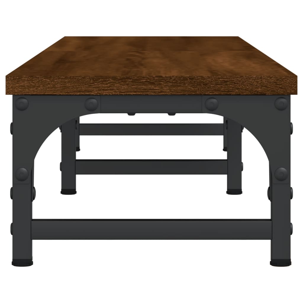 vidaXL Βάση Οθόνης Καφέ Δρυς 105x23x15,5 εκ. από Επεξεργασμένο Ξύλο