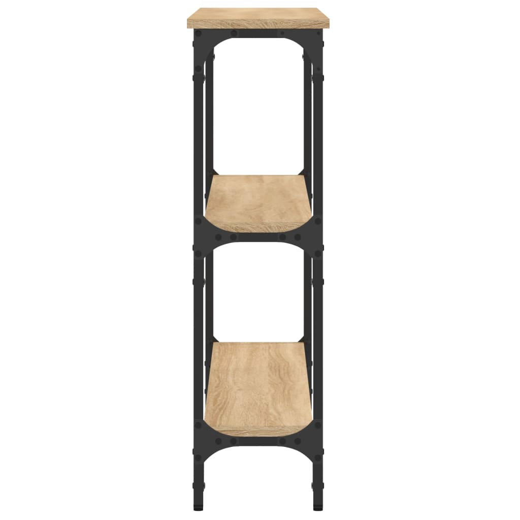 vidaXL Τραπέζι Κονσόλα Sonoma Δρυς 100x22,5x75 εκ. Επεξεργασμένο Ξύλο