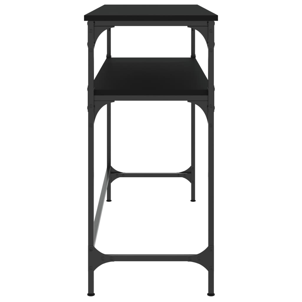 vidaXL Τραπέζι Κονσόλα Μαύρο 100 x 35,5 x 75 εκ. από Επεξεργ. Ξύλο