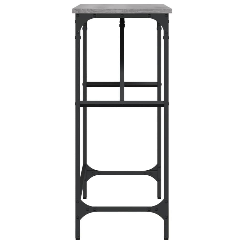 vidaXL Τραπέζι Κονσόλα Γκρι Sonoma 100x32x75 εκ. Επεξεργασμένο Ξύλο