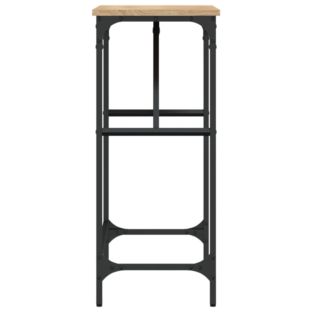 vidaXL Τραπέζι Κονσόλα Sonoma Δρυς 75x32x75 εκ. Επεξεργασμένο Ξύλο