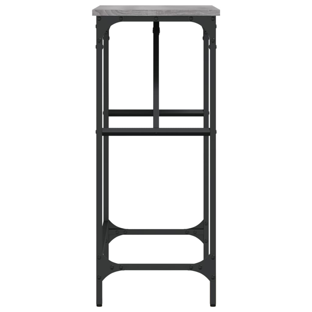 vidaXL Τραπέζι Κονσόλα Γκρι Sonoma 75x32x75 εκ. Επεξεργασμένο Ξύλο