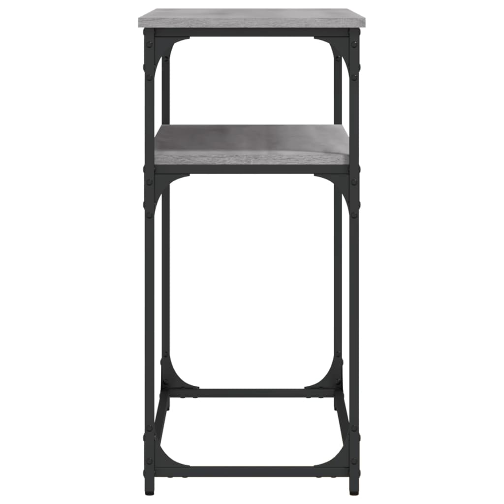 vidaXL Τραπέζι Κονσόλα Γκρι Sonoma 100x35,5x75 εκ. Επεξεργασμένο Ξύλο
