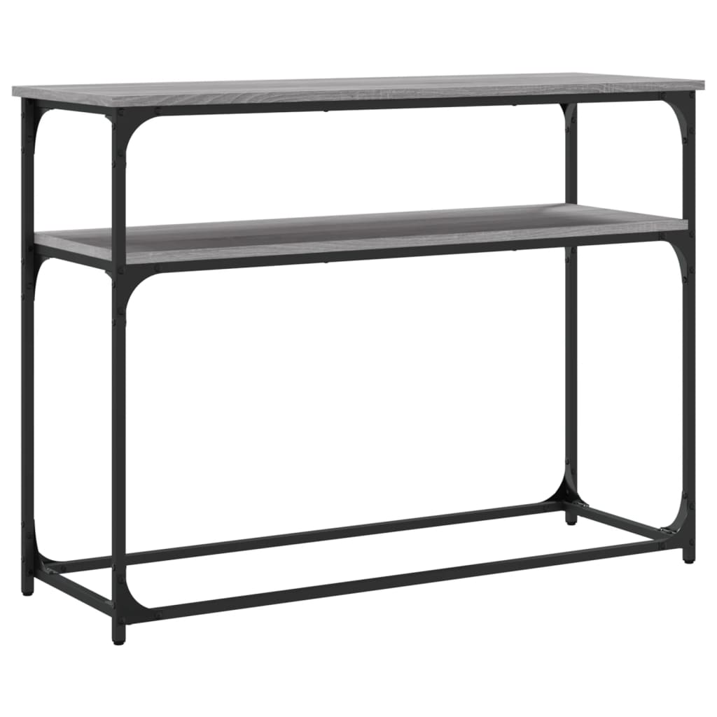 vidaXL Τραπέζι Κονσόλα Γκρι Sonoma 100x35,5x75 εκ. Επεξεργασμένο Ξύλο