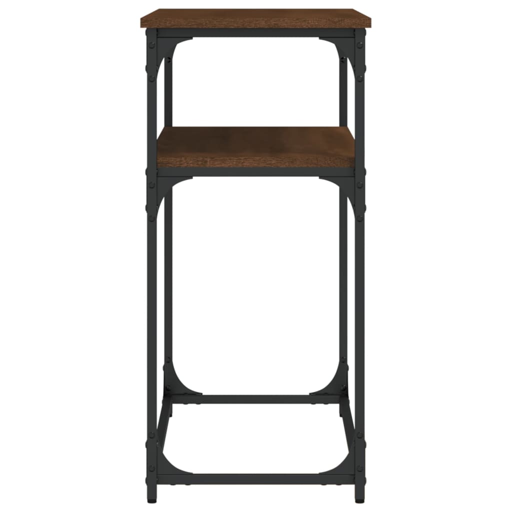 vidaXL Τραπέζι Κονσόλα Καφέ Δρυς 100x35,5x75 εκ. Επεξεργασμένο Ξύλο