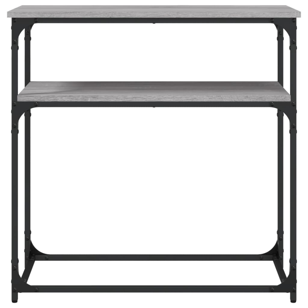 vidaXL Τραπέζι Κονσόλα Γκρι Sonoma 75x35,5x75 εκ. Επεξεργασμένο Ξύλο