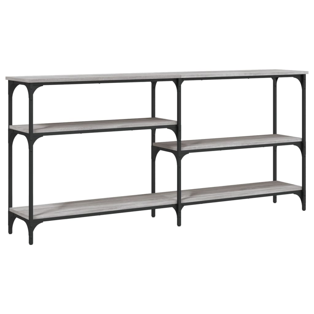 vidaXL Τραπέζι Κονσόλα Γκρι Sonoma 160x29x75 εκ. Επεξεργασμένο Ξύλο