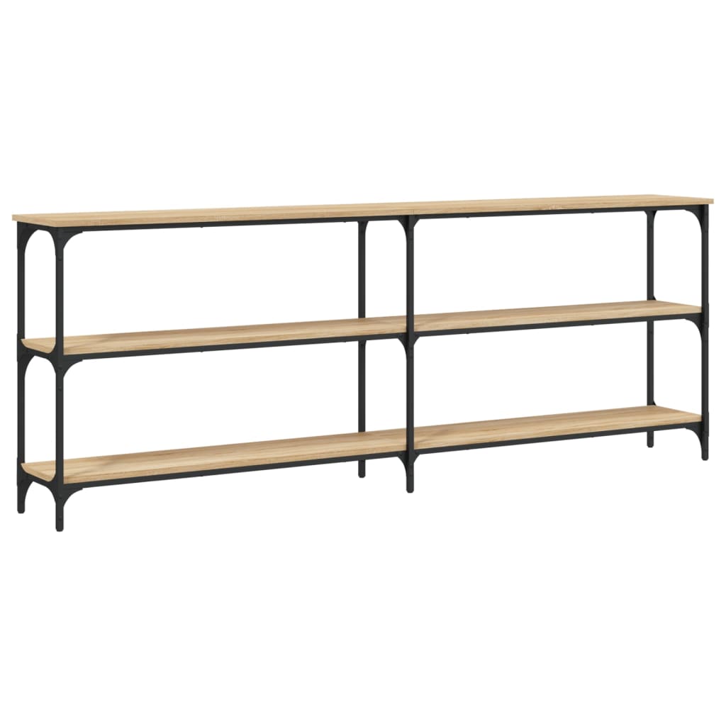 vidaXL Τραπέζι Κονσόλα Sonoma Δρυς 200x29x75 εκ. Επεξεργασμένο Ξύλο