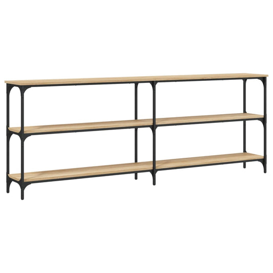 vidaXL Τραπέζι Κονσόλα Sonoma Δρυς 200x29x75 εκ. Επεξεργασμένο Ξύλο