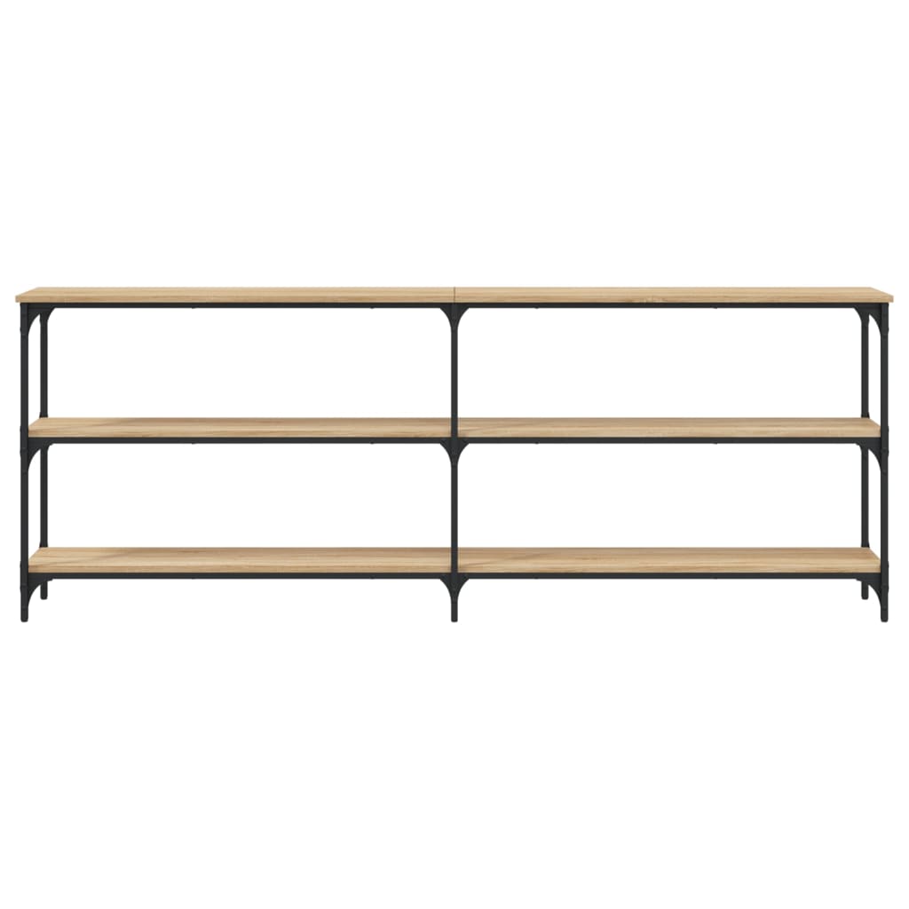 vidaXL Τραπέζι Κονσόλα Sonoma Δρυς 200x29x75 εκ. Επεξεργασμένο Ξύλο