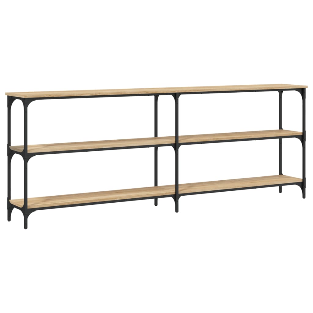 vidaXL Τραπέζι Κονσόλα Sonoma Δρυς 200x29x75 εκ. Επεξεργασμένο Ξύλο