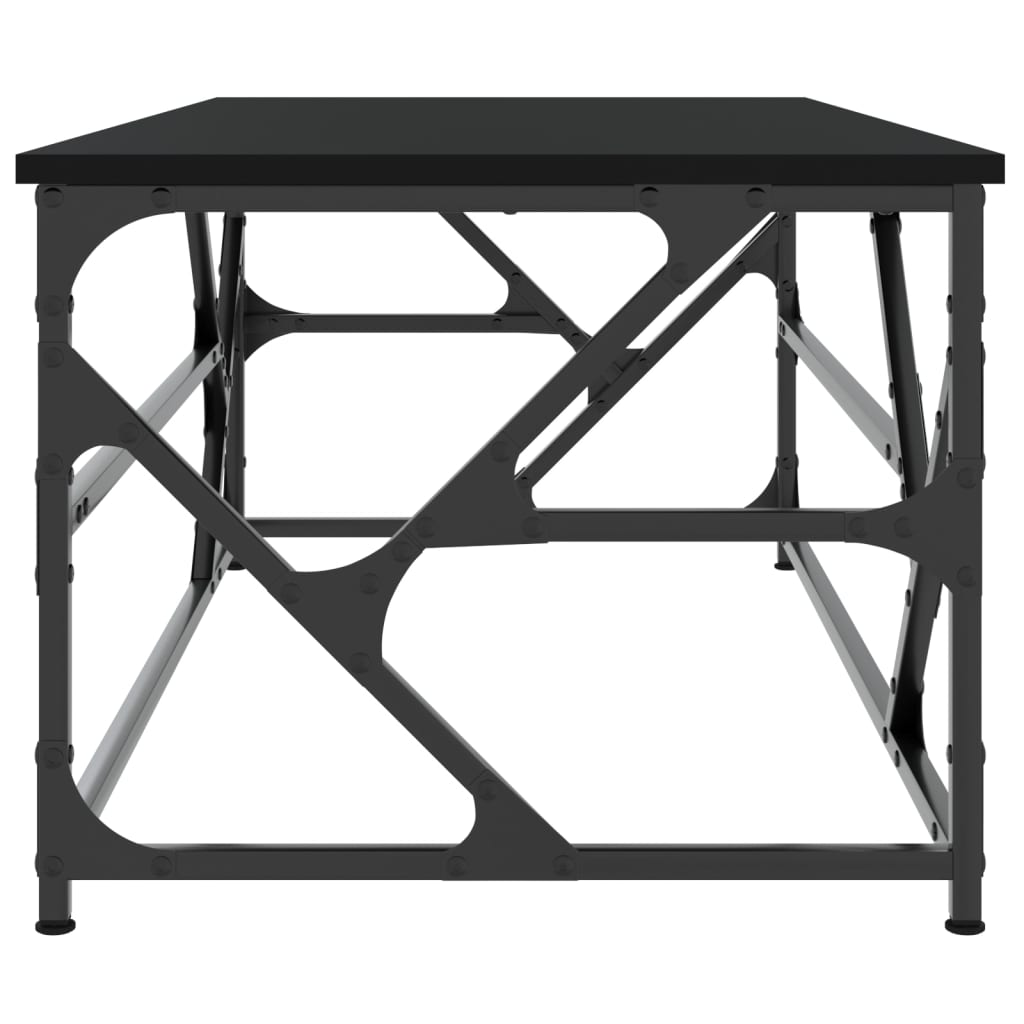 vidaXL Τραπεζάκι Σαλονιού Μαύρο 100 x 50 x 40 εκ. Επεξεργασμένο Ξύλο