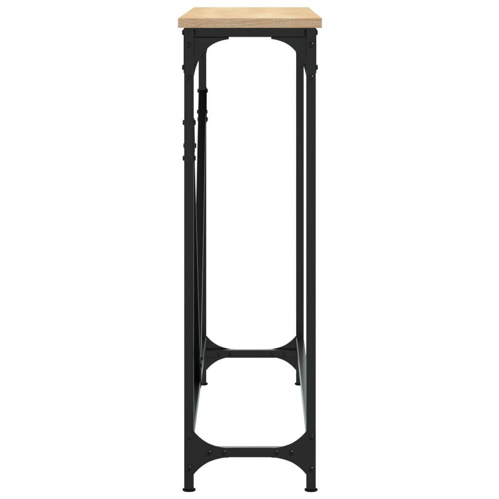 vidaXL Τραπέζι Κονσόλα Sonoma Δρυς 102x22,5x75 εκ. Επεξεργασμένο Ξύλο
