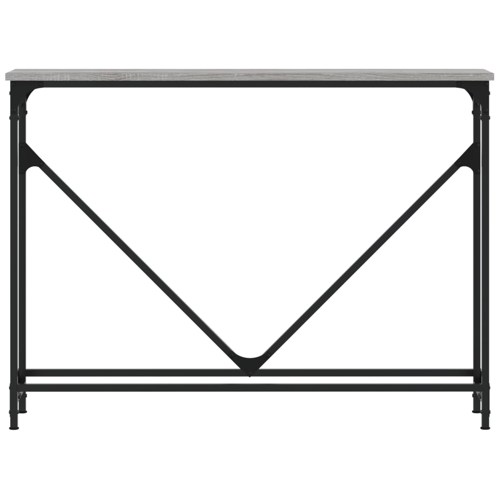 vidaXL Τραπέζι Κονσόλα Γκρι Sonoma 102 x 22,5 x 75 εκ. Επεξεργ. Ξύλο