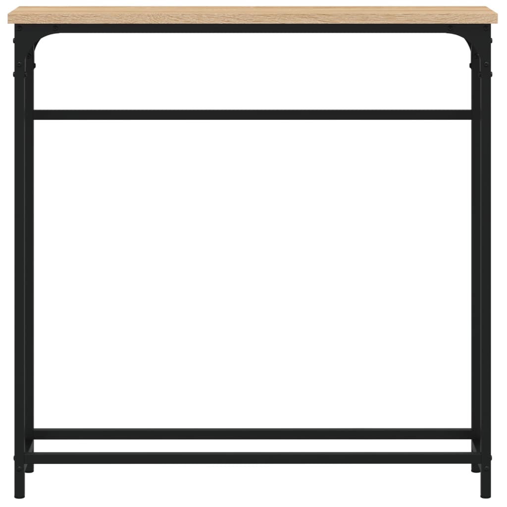 vidaXL Τραπέζι Κονσόλα Sonoma Δρυς 75x19,5x75 εκ. από Επεξεργ. Ξύλο