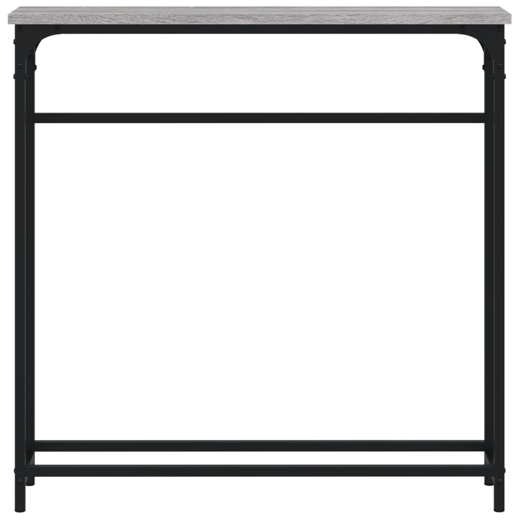 vidaXL Τραπέζι Κονσόλα Γκρι Sonoma 75 x 19,5 x 75 εκ. Επεξεργ. Ξύλο