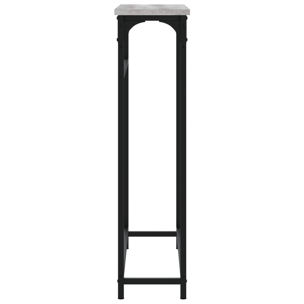 vidaXL Τραπέζι Κονσόλα Γκρι Sonoma 75 x 19,5 x 75 εκ. Επεξεργ. Ξύλο