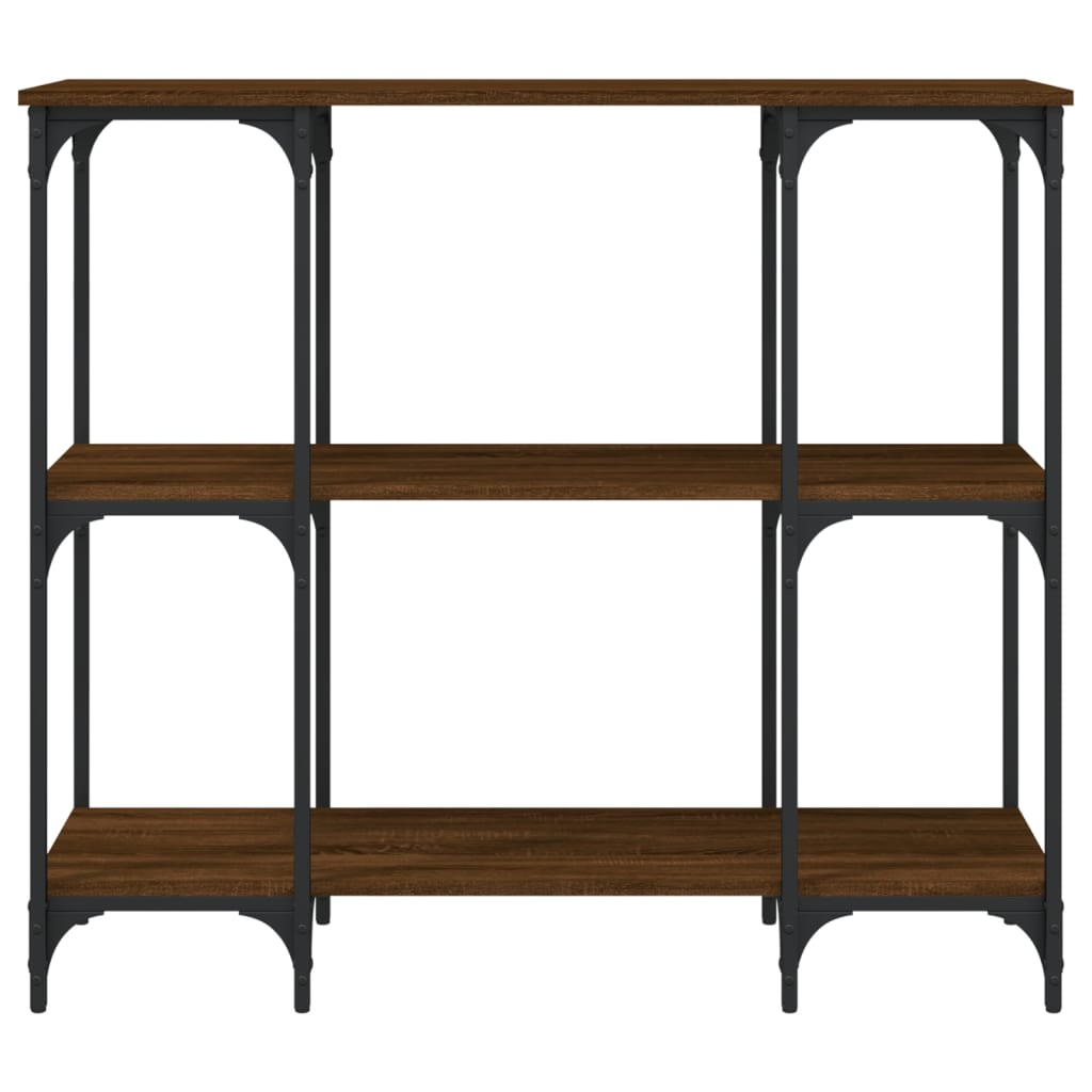 vidaXL Τραπέζι Κονσόλα Καφέ Δρυς 102x35x90 εκ. Επεξεργασμένο Ξύλο