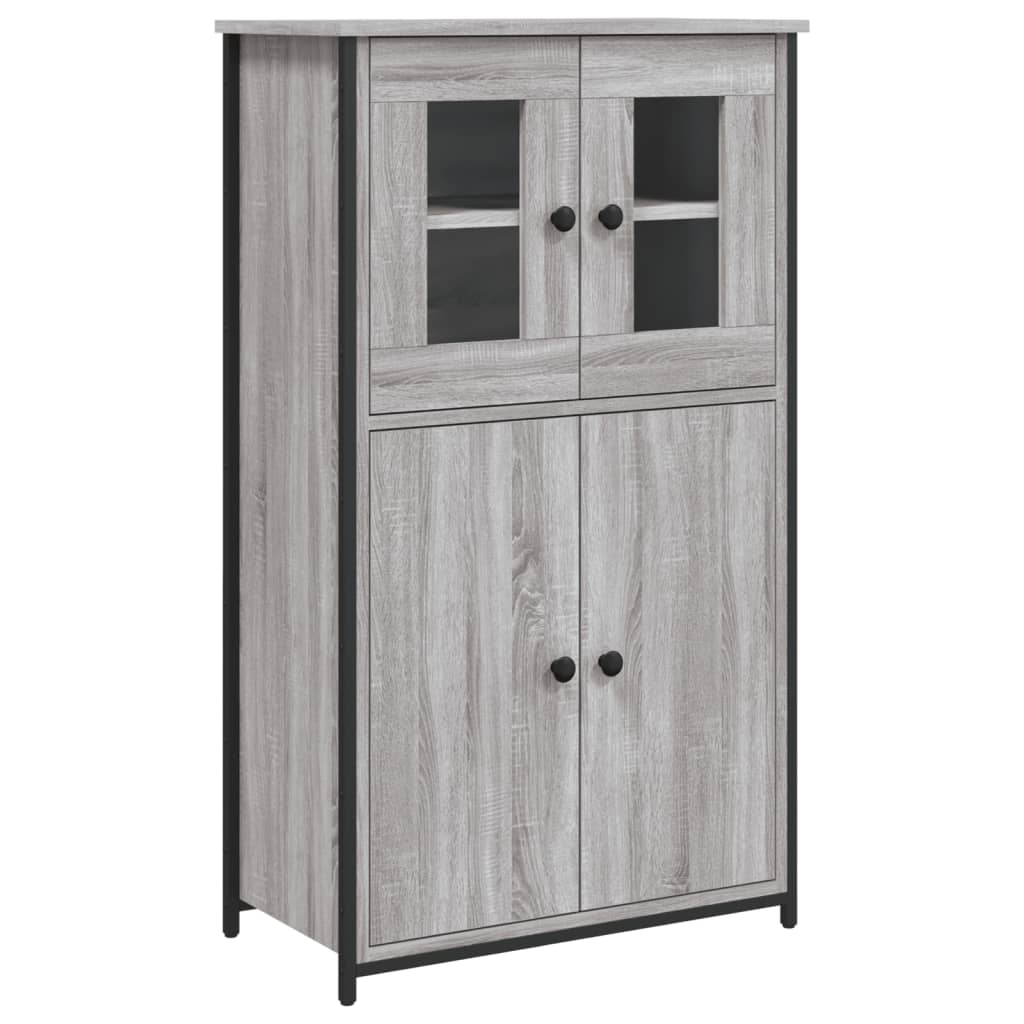 vidaXL Ντουλάπι Γκρι Sonoma 62x32x106,5 εκ. από Επεξεργασμένο Ξύλο